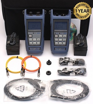 EXFO FiberBasix FBK-506 SM MM Fiber Optic Loss Test Set (ELS-500-12D-23BL / EPM-502-VFL)