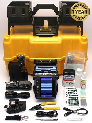 INNO View 8+ SM MM Core Alignment Fiber Fusion Splicer w/ V7 Cleaver