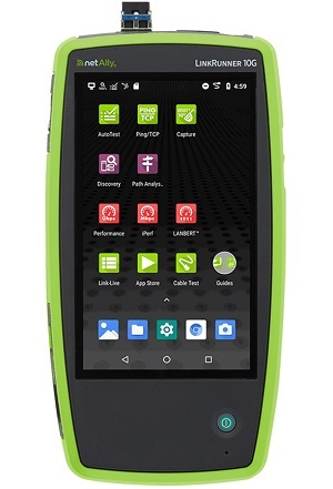 Netally LinkRunner 10G Network Auto Tester AT2000 LR10G-100